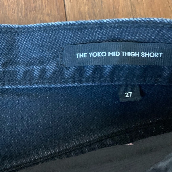 Aritzia Denim Forum The Yoko Mid Thigh Short Black - Picture 8 of 8
